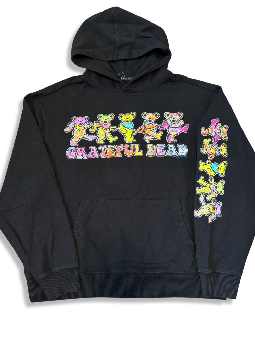 Grateful Dead Hoodie with Colorful Dancing Bears